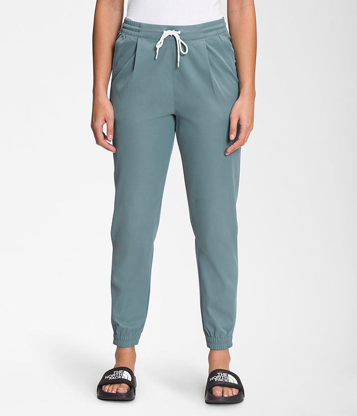 Pantalones The North Face Mujer Azules Estándar Jogger 48592QHGY